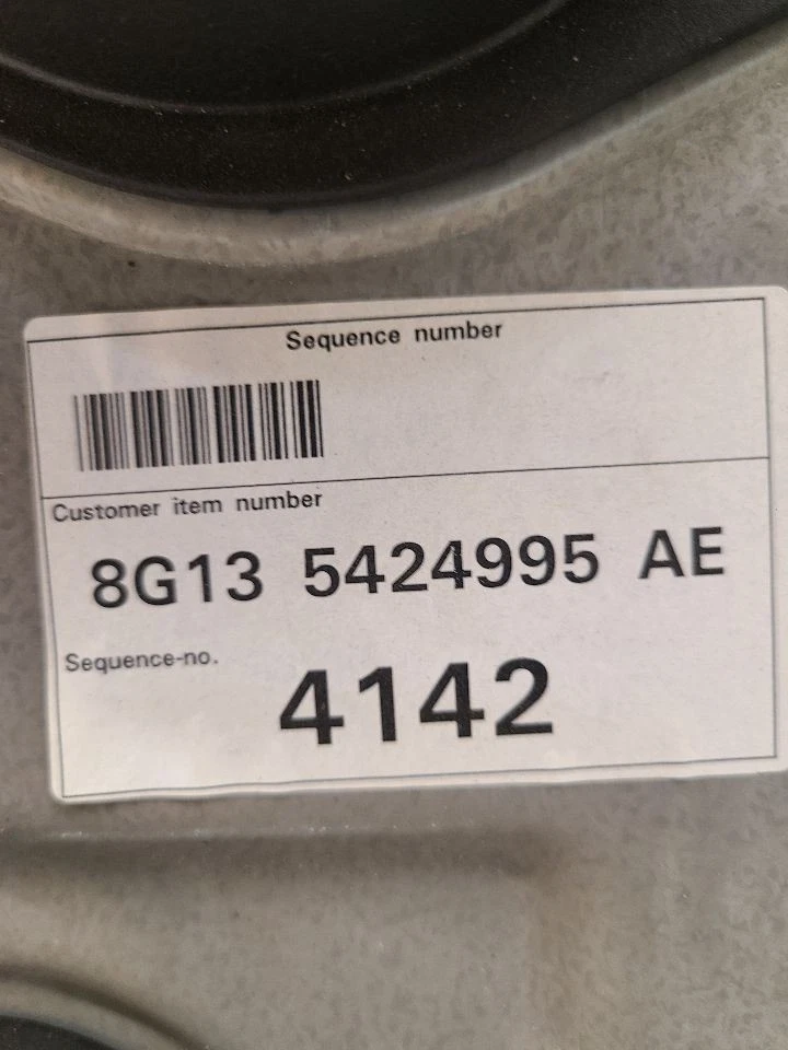 05-07 FIVE HUNDRED LH Driver Rear Window Regulator Electric 8G1Z5427009A Foto 2 de 4