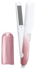 Panasonic Hair Iron, Curl/Straightener, 3-Way, International Compatible, Pale Pi
