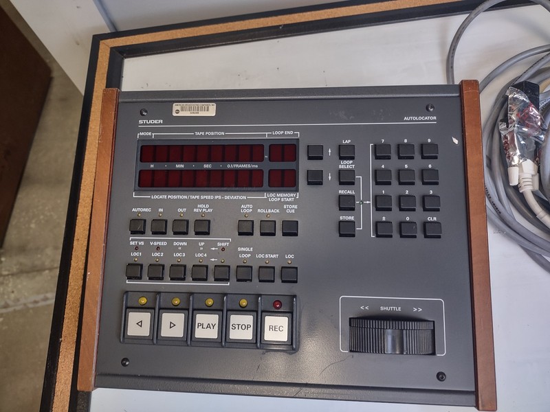STUDER A20 Autolocator Remote Controller w/ Cable, DB-9, Shuttle