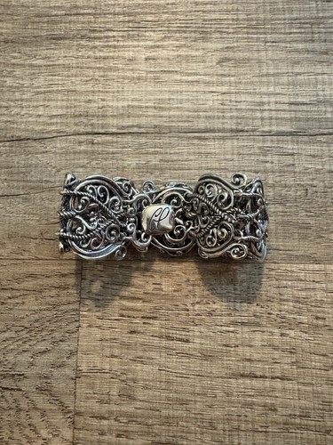 Carolyn Pollack Sterling Silver Large Link Cuff - Picture 4 of 8
