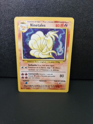Ninetales 12/102 Base Set Pokémon TCG Unlimited Holo Rare