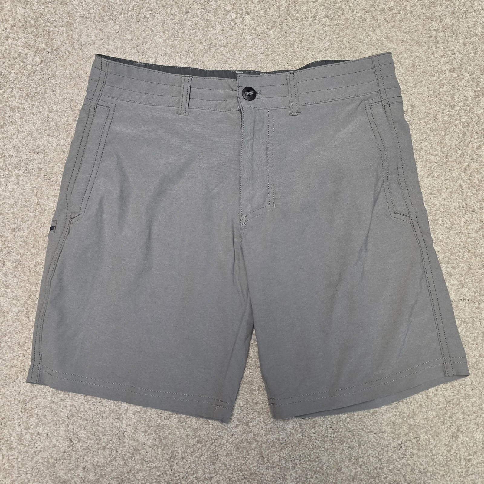 Kuhl Upshift Shorts Mens 30 Gray Performance Hiking Outdoor Stretch Quick Dry 8"