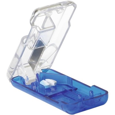 Easy-Cut Pill Cutter and Splitter with Built-in Pill Dispenser Portable