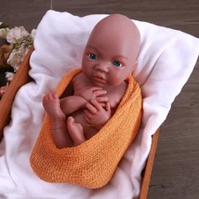 17.7" Newborn Girl Reborn Baby Dolls Lifelike Doll Silicone Baby Dolls Presents