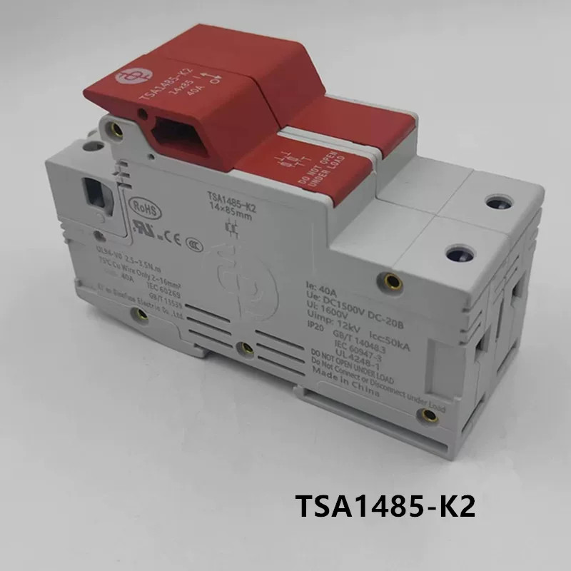 1PCS NEW FIT FOR Fuse holder TSA1485-K2 1500VDC 32A 14X85M