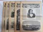 Harper’s Weekly Civil War Newspaper REISSUE Lot of 5 1861 1862