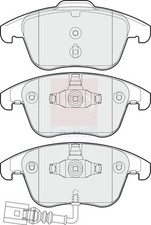 Brake Pads Set fits AUDI Q3 8U 2.0D Front 11 to 18 5N0698151B 7N0698151 Quality