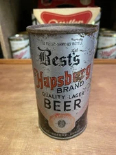 Bests Hapsburg Flat top beer can Best Brewing Co Chicago IL Old Vintage OI