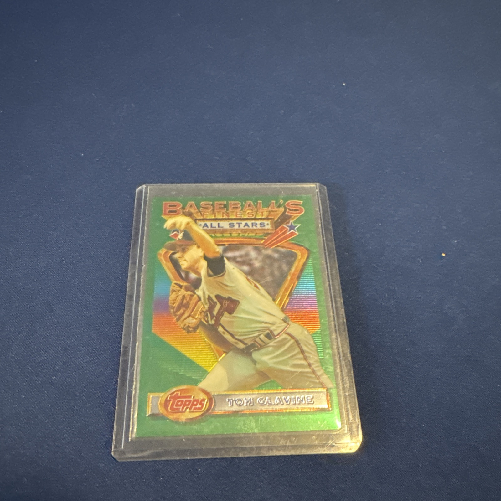 1993 Topps Finest Refractor Tom Glavine