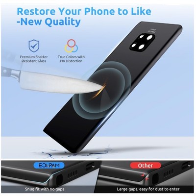 Rear Glass Cover + Repair Tool Kit for Huawei Mate 20 Pro