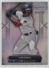 2022 Bowman Sterling Prospects Refractor 74/199 Ian Lewis #BSP-63 0b0a