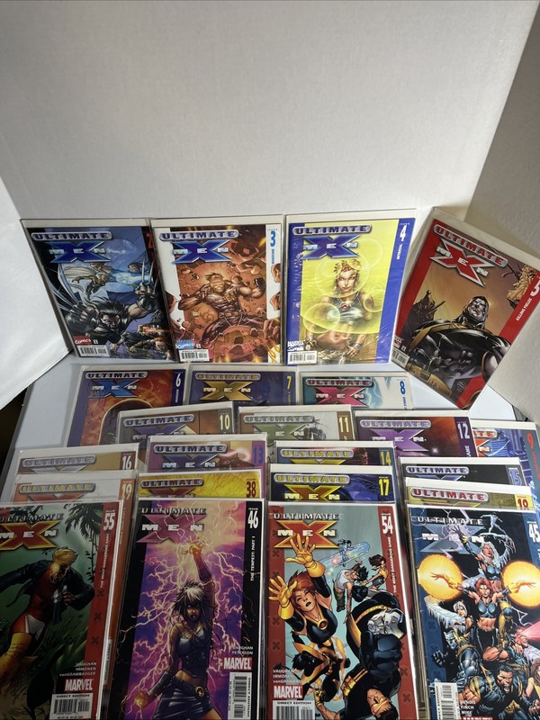 Ultimate X-Men Lot Of 23 (2001 Series) Mark Millar Issues 2-19, 38,45-46 & 54-55