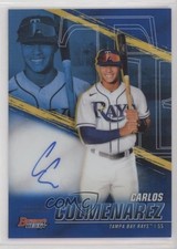 2021 Bowman's Best of Blue Refractor 150/150 Carlos Colmenarez #B21-CC Auto 00od