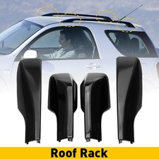 For Toyota Rav4 2001-2005 Black Top Roof 5-door Rack End Cover Shell Replace 4pc For Toyota Rav4 2001-2005 Black Top Roof 5-door Rack End Cover Shell Replace 4pc