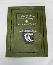 Scarborough's New Standard Atlas Of The World 1910 Edition Panama Canal