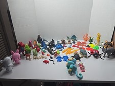 Lot of Animal Figures Toys   Mixed Animals  Sea Creatures   Random Lot   20 ...