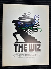 THE WIZ UNCUT POSTER VINTAGE 1974 FIRST EDITION 20''x26'' RARE