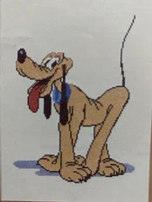 Disney Pluto Counted Cross Stitch Pattern