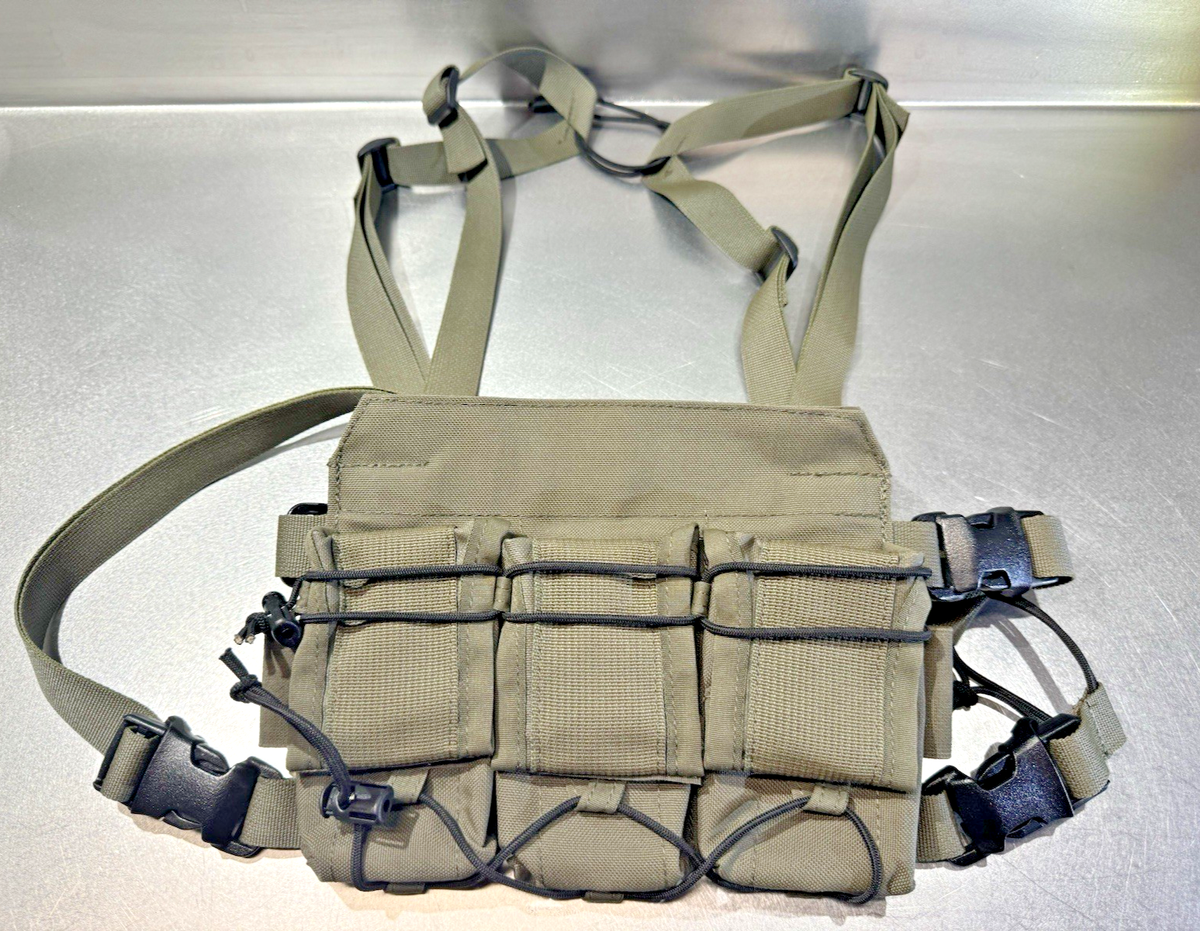 🔥Zulu Nylon Gear M4 Reduced Signature Chest Rig / Placard RSCR