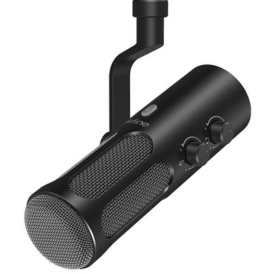 FIFINE AmpliTank Tank3 XLR/USB Podcast Dynamic Microphone for moderate, Black