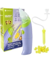 Amplim AMP1906 Battery Operated And Oral Nasal Aspirators, Premium Pack