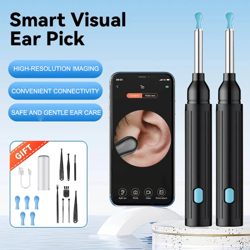 Ear Wax Removal Endoscope Ear Camera Spoon Mini Ear Picker (New)