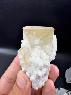 144 gram Beautiful Natural Heated Topaz crystal Specimen from Skardu Pakistan