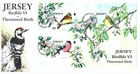 2012 Jersey Birdlife (6th series) Threatened Birds Miniature Sheet FDC