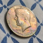 1976 Kennedy Half Dollar Bicentennial 50C US Coin Amazing Toning