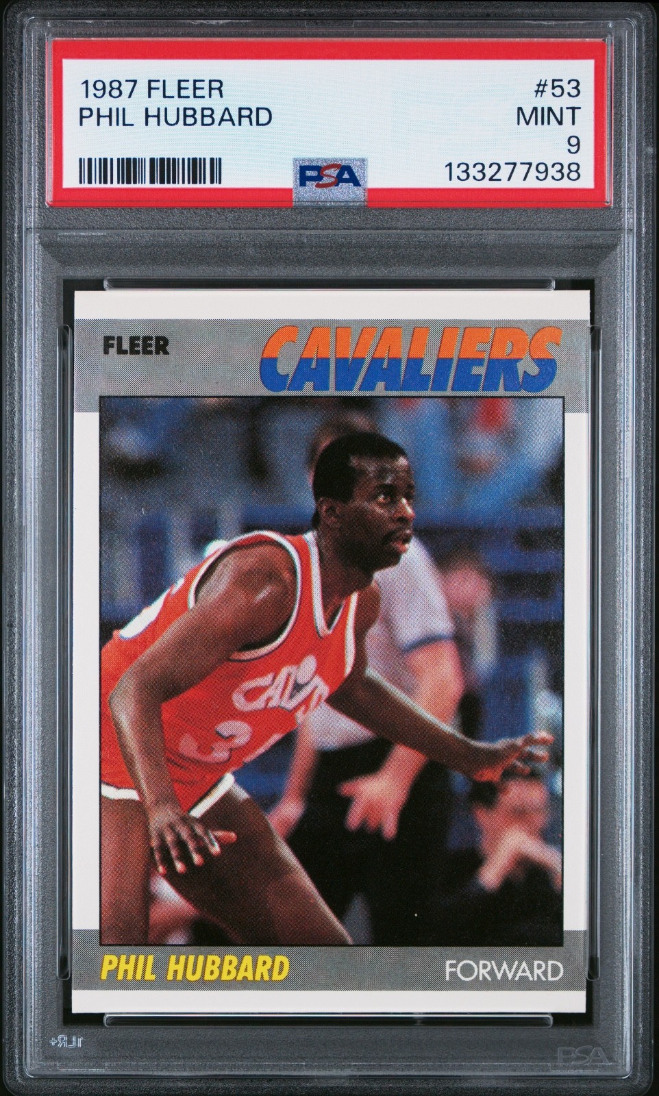 1987 FLEER #53 PHIL HUBBARD 🔥PSA 9🔥
