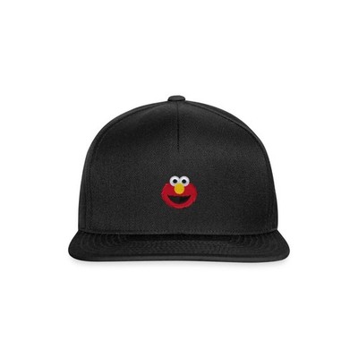 Sesamstraße Elmo Gesicht Stick Snapback Cap