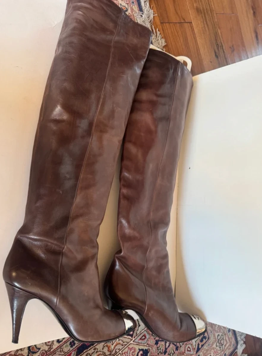 CHANEL Brown Boots for Women for sale - eBay