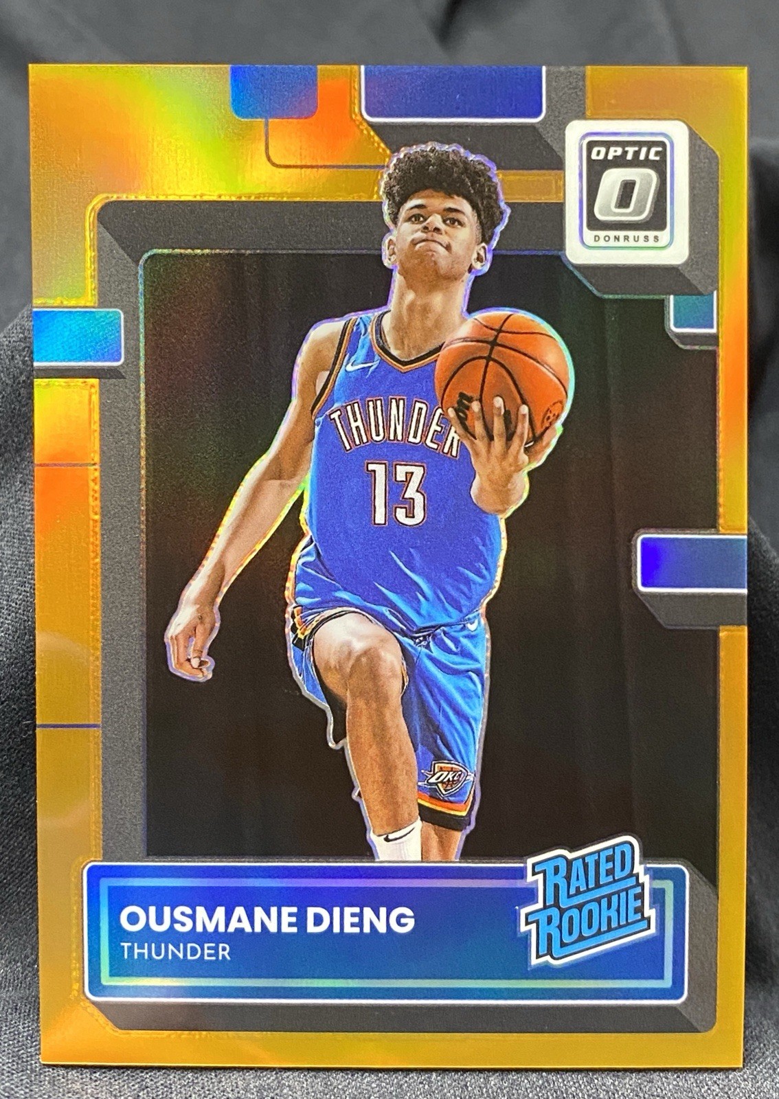 2022-23 Donruss Optic #220 OUSMANE DIENG /199 Orange PRIZM Rated ROOKIE Thunder