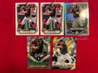 Topps Konnor Griffin Pittsburgh Pirates 2025 Bowman Chrome/Sterling 5 Card Lot🔥