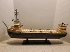 Vintage ill-fated Lake Superior SS Edmund Fitzgerald 16 inch Wooden Model Ship