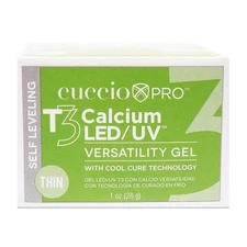 Cuccio Pro T3 Cool Cure Calcium LED/UV Versatility Self-Leveling PINK Gel 1 oz.