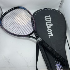 WILSON SLEDGE HAMMER 3.8 OS 110 TENNIS RACKET RACQUET 4 1/4 and ORIGINAL CASE