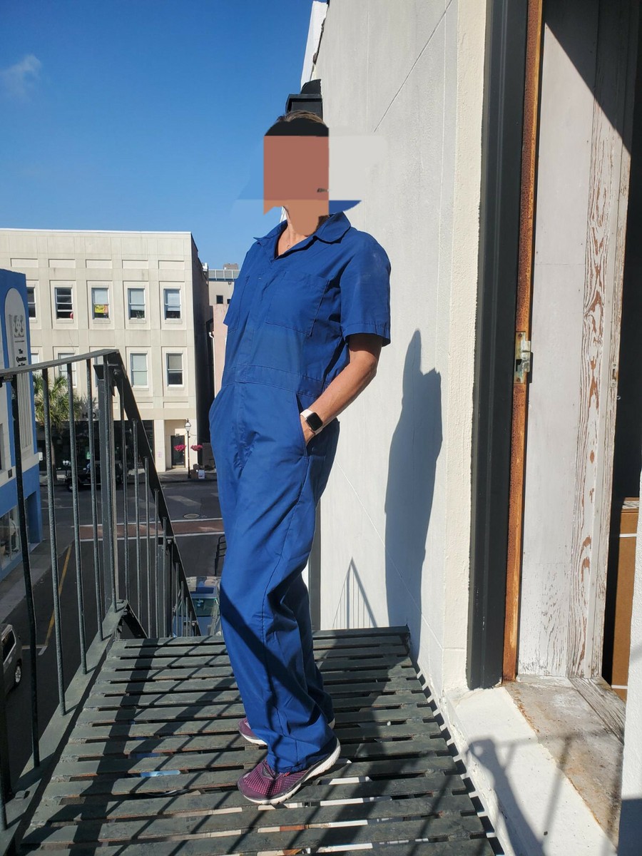 Dickies Work Coveralls short sleeve, navy/dark blue. Size Dickies Work Coveralls short sleeve, navy/dark blue. Size