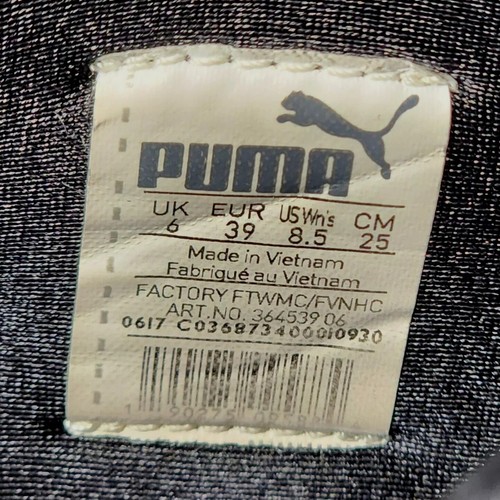 PUMA 364539 06 Rebel Mid women's all black Laceless shoes size 8.5 - Picture 9 of 9