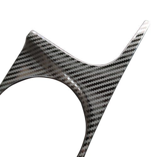 Carbon Fiber Color Steel Cup Holder Cover Trim Fit for HYUNDAI Elantra 2016-2020 - Foto 12 di 12