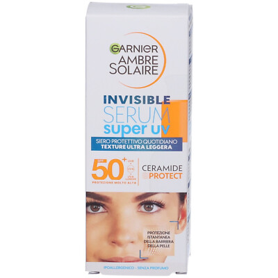 Garnier Ambre Solair Invisible Serum Super UV SPF50+ Ceramide Protect 30ml