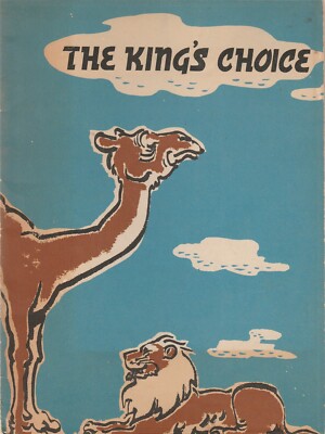 The King's Choice 1961 K. Shivkumar Vintage Paperback Reboti Bhushan