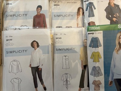 Simplicity Damen Mantel, Top, Hose Schnittmuster. Unbenutzt. Verschiedene Größen Neu