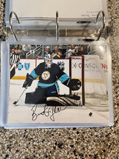 Brent Johnson Signed Autographed Pittsburgh Penguins 8X10 Photo