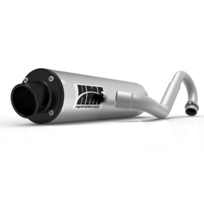 HMF Performance Brushed Full Exhaust System Black End Cap Foreman Rubicon 500