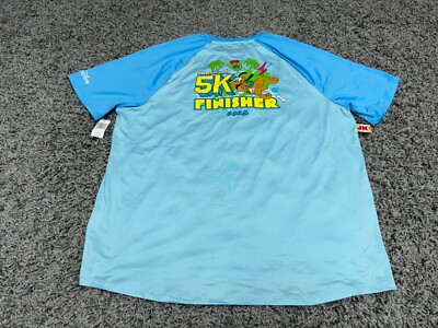 NEW Walt Disney World Shirt Adult Extra Large Blue RunDisney Pluto 5K  Finisher