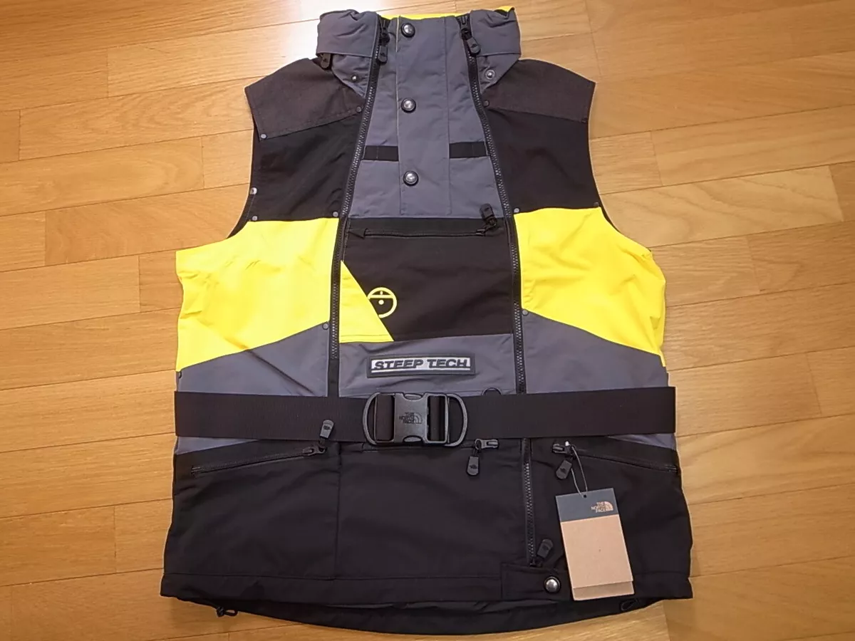 2020 THE NORTH FACE STEEP TECH APOGEE VEST LIGHTNING YELLOW TNF