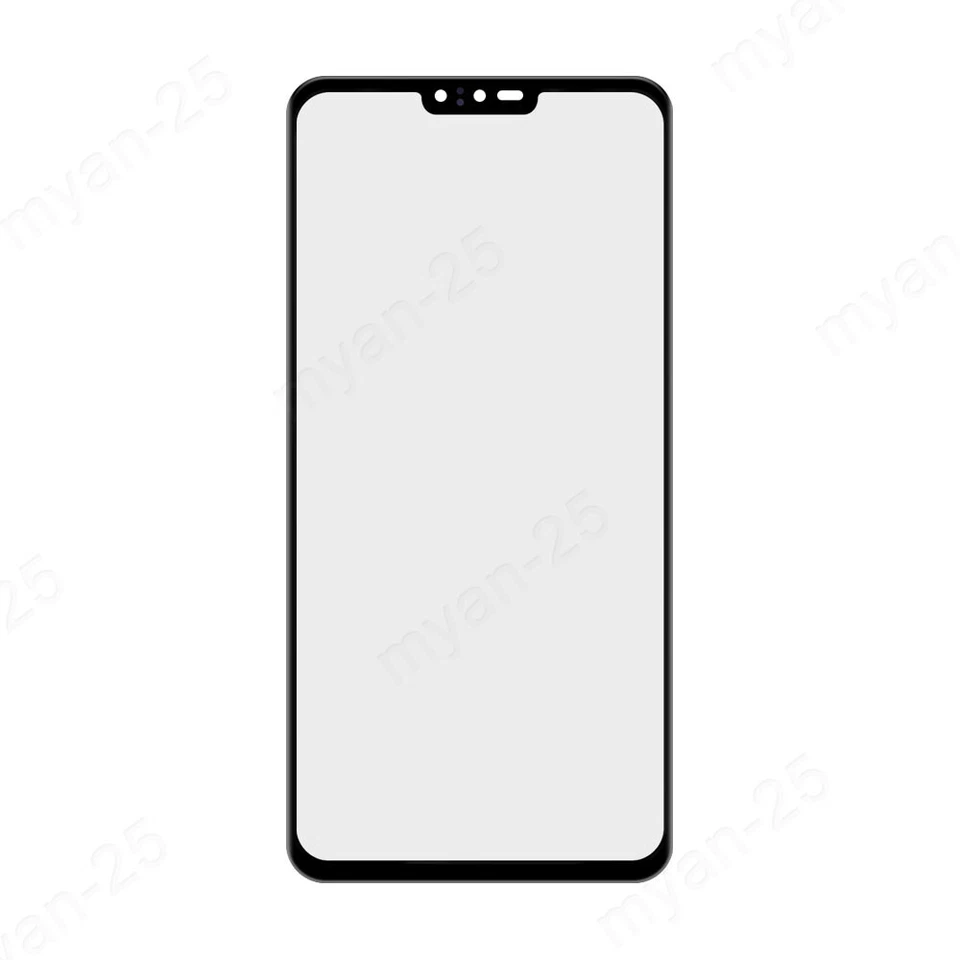 Repuesto de pantalla de lente de vidrio exterior frontal para Verizon LG V40 ThinQ LM-V405UA Foto 2 de 4