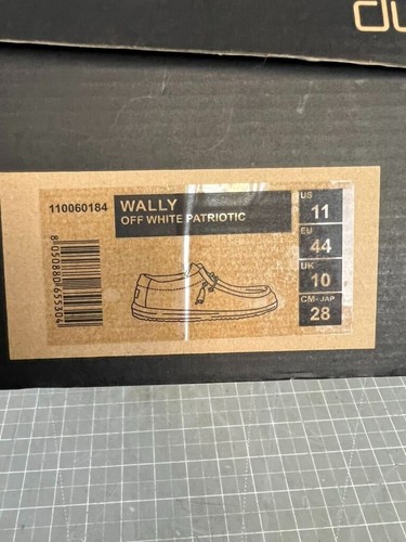 Hey Dude Wally Patriotic Casual Shoes for Men - Off White Patriotic - 11M - Picture 5 of 10
