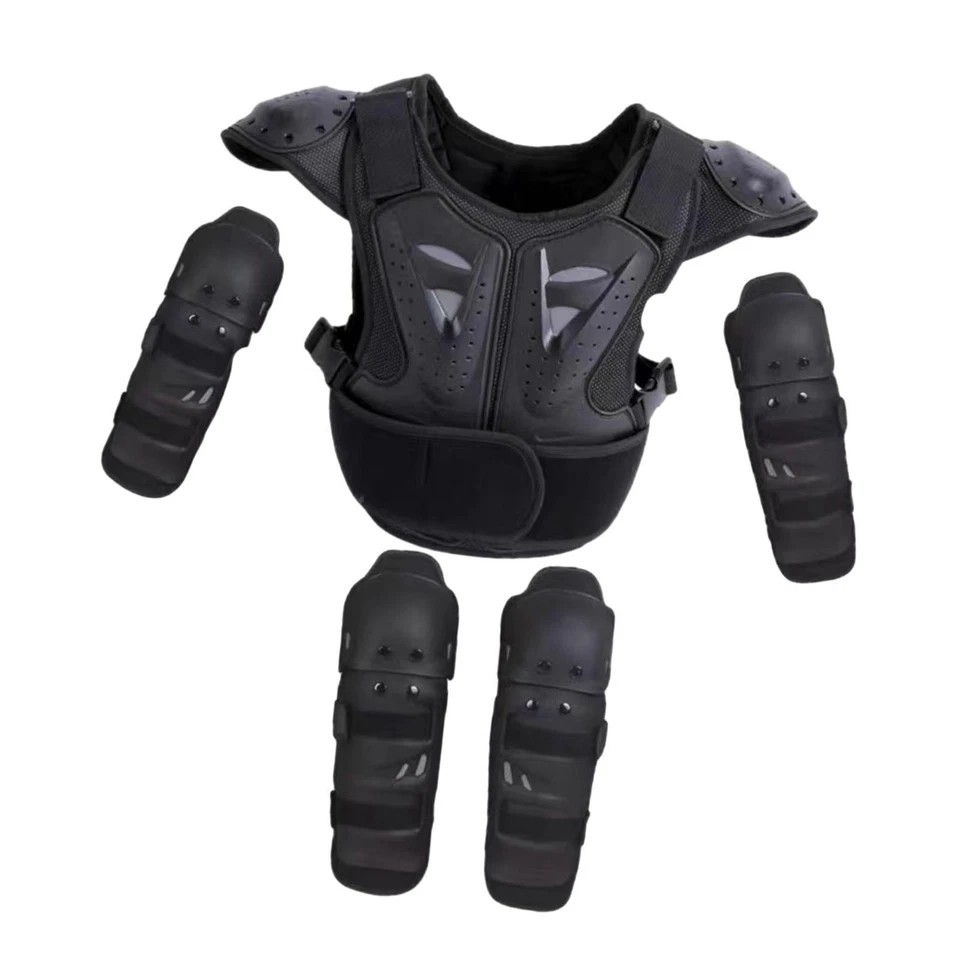 Kids Motorcycle Full Body Armor Suit Youth Children Motorbike Dirt Bike Gear - Image 2 of 4